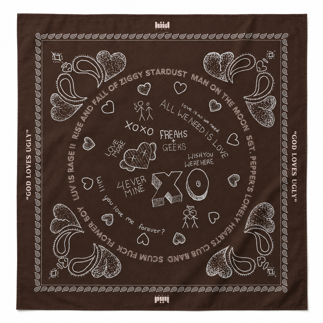 "God Loves Ugly" (Bandana)