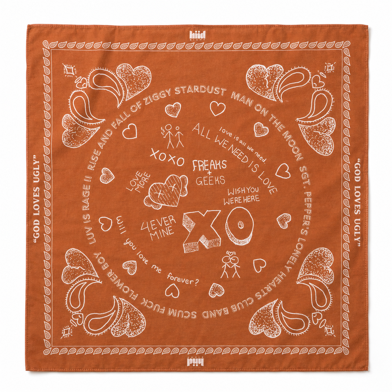 "God Loves Ugly" (Bandana)