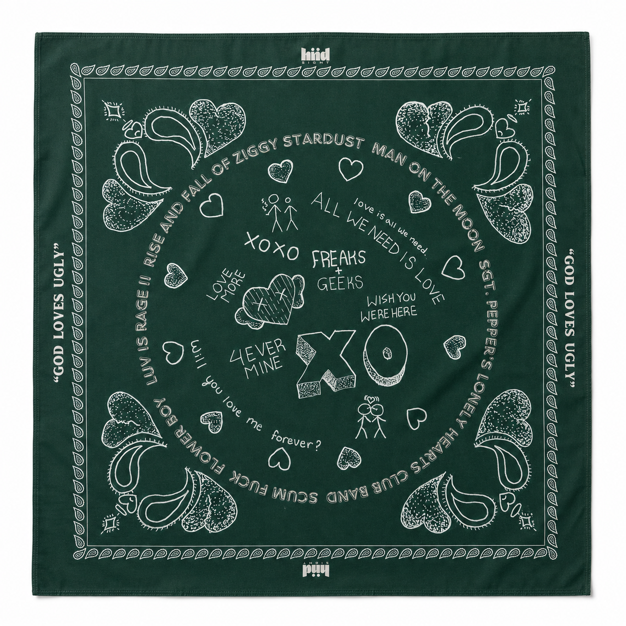 "God Loves Ugly" (Bandana)